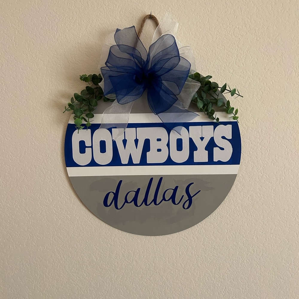 Dallas Cowboys door hanger